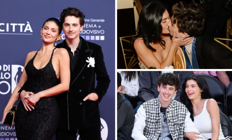 Kylie Jenner and Timothée Chalamet