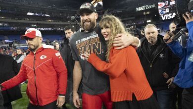 Taylor Swift and Travis Kelce