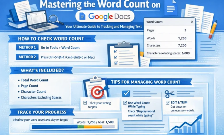 word count on Google Docs